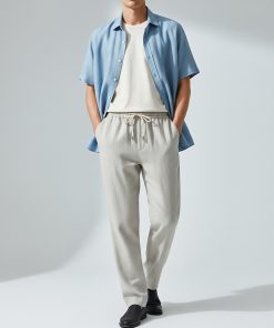 Calça Woor Ressonâncias Tropicais - Bege Claro