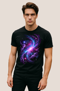 Camiseta Masculina Woor Nebulosa