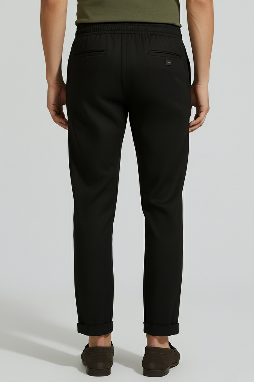 Calça-Masculina-de-Linho-Preta-costas