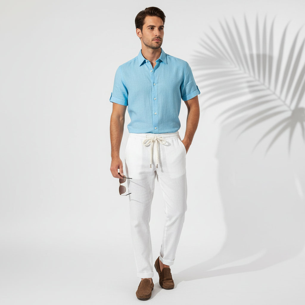 Calça-de-Linho-Branca-corpo-inteiro