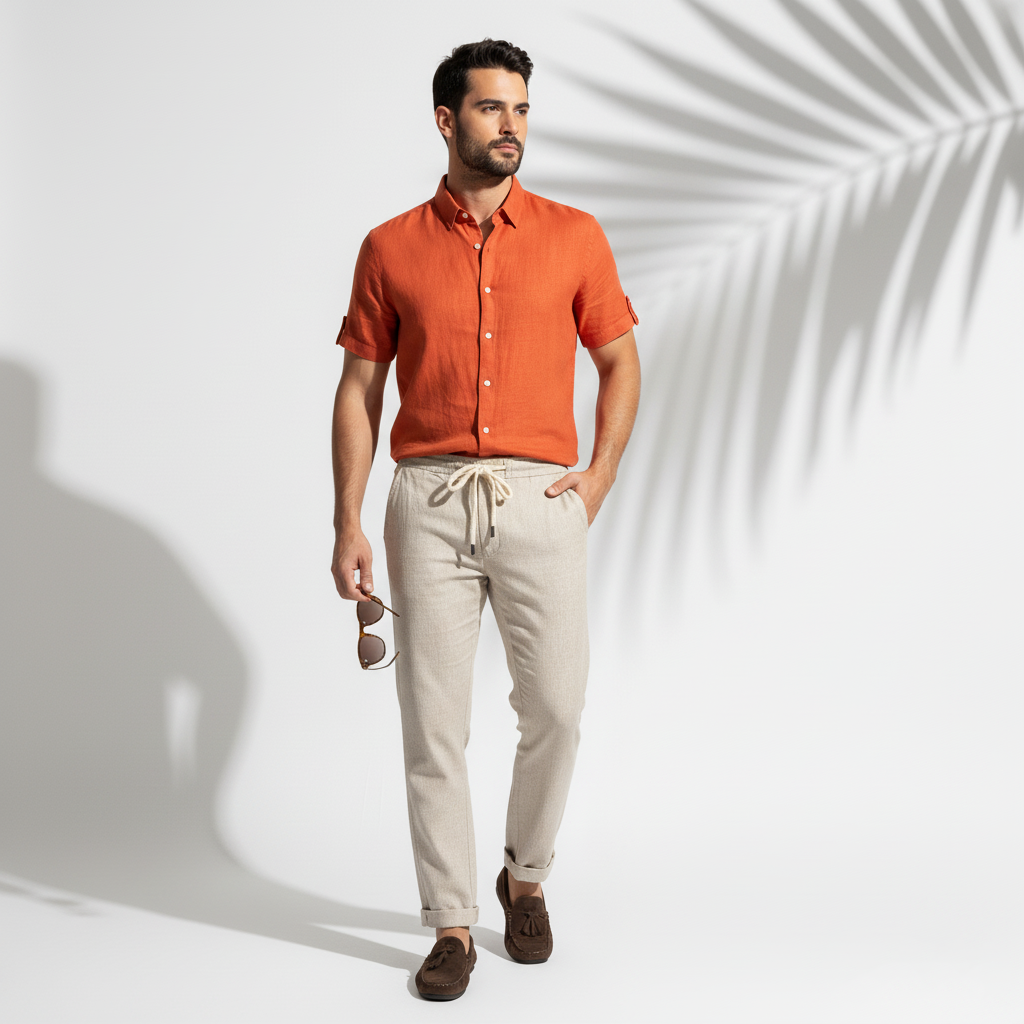 Camisa-Linho-Terracota-corpo-inteiro