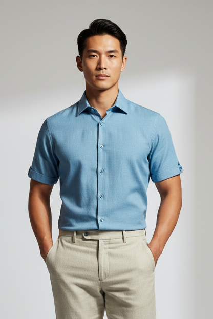 camisa-de-algodao-masculina-egipcio-texturizado-azul-calmaria