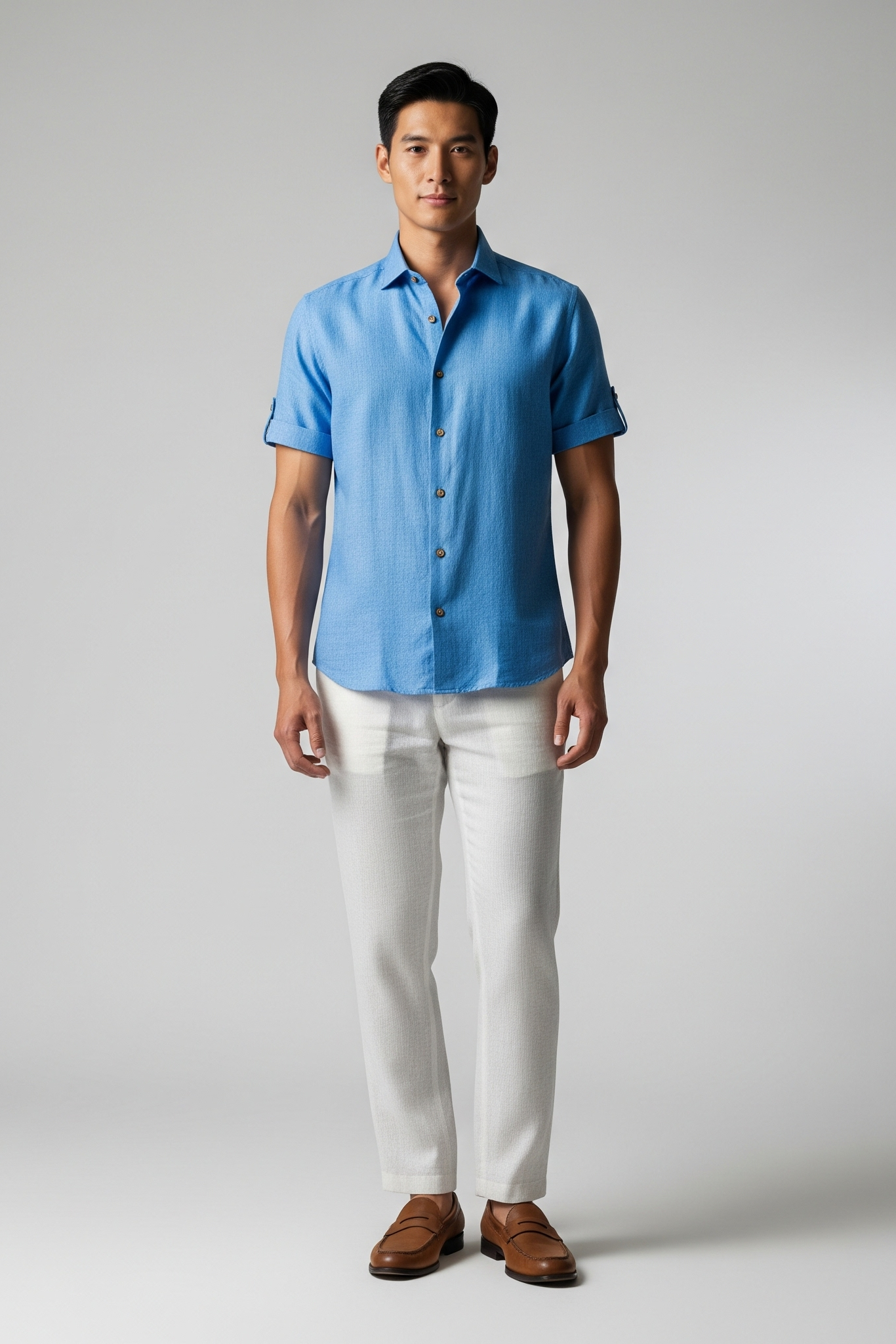 camisa-de-linho-masculina-com-algodao-egipcio-azul-ilhas-gregas-corpo-inteiro