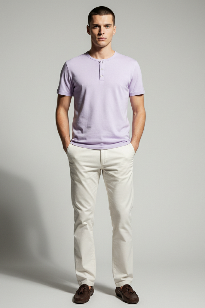 camiseta-gola-henley-de-modal-lavanda-pastel-corpo-inteiro
