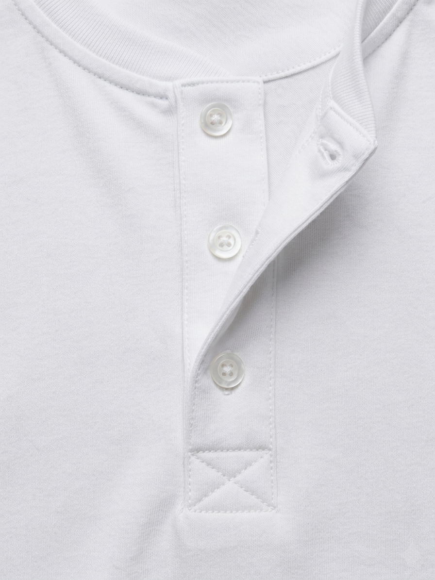 Henley Branco Essencial - Imagem 5
