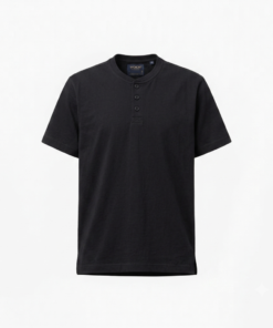 Henley Preto Absoluto
